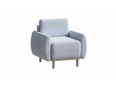 Кресло для отдыха Тулисия Twist 17 пастельный голубой 